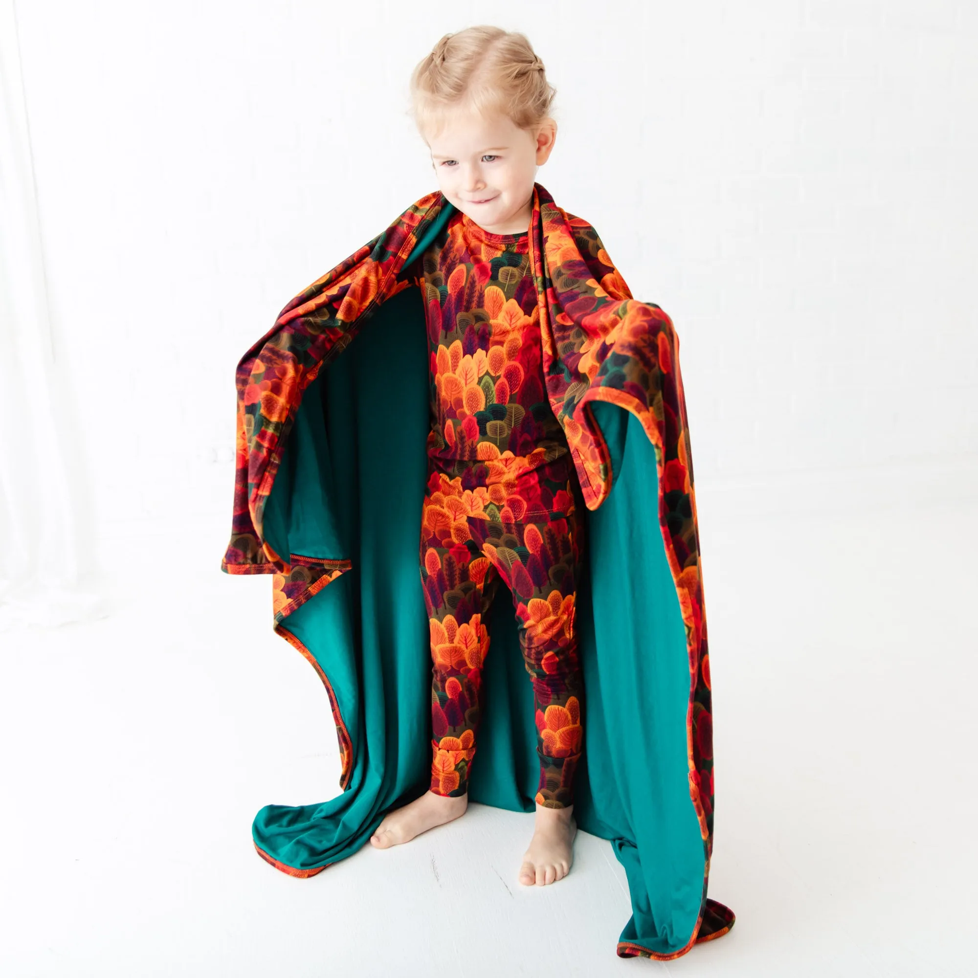 Fall-ing For You Reversible Blanket