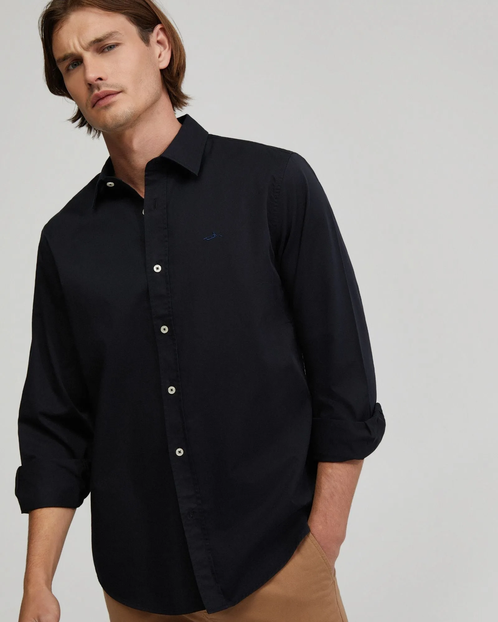 Fergus Fine Twill Cotton Shirt