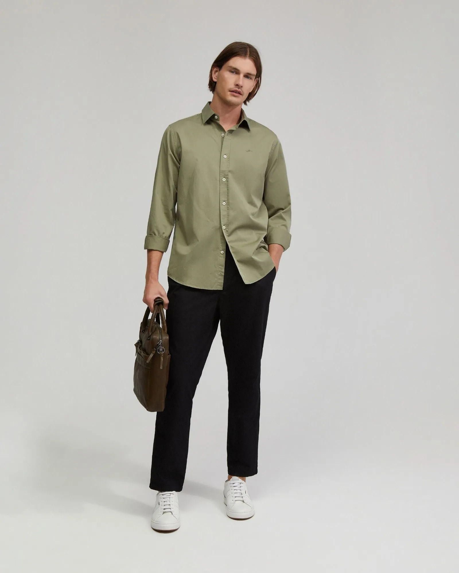 Fergus Fine Twill Cotton Shirt