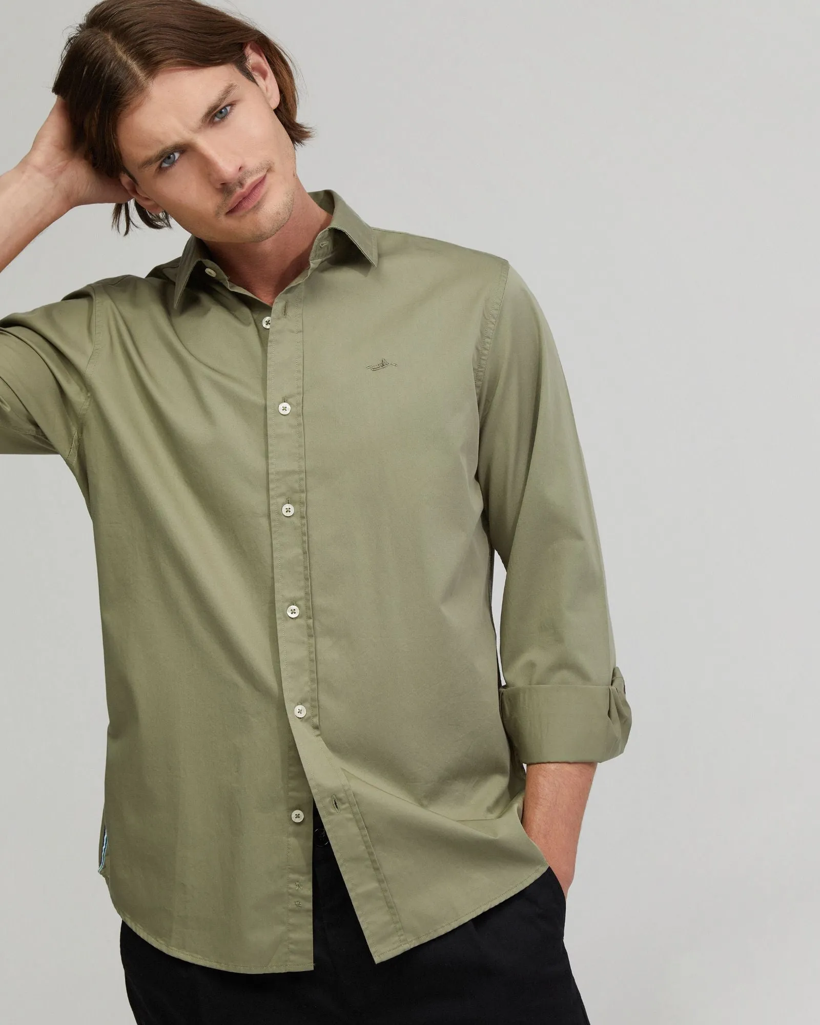 Fergus Fine Twill Cotton Shirt