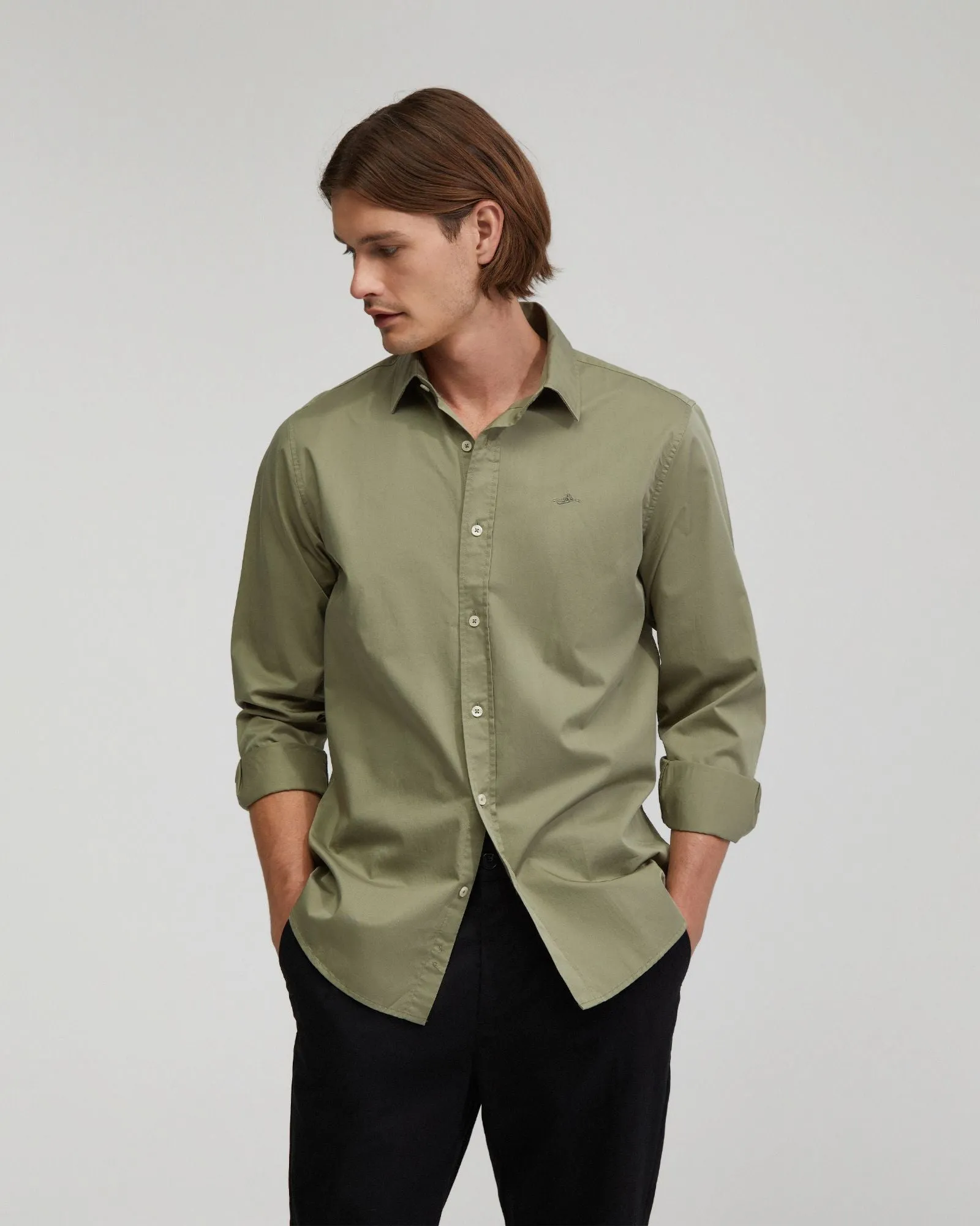 Fergus Fine Twill Cotton Shirt