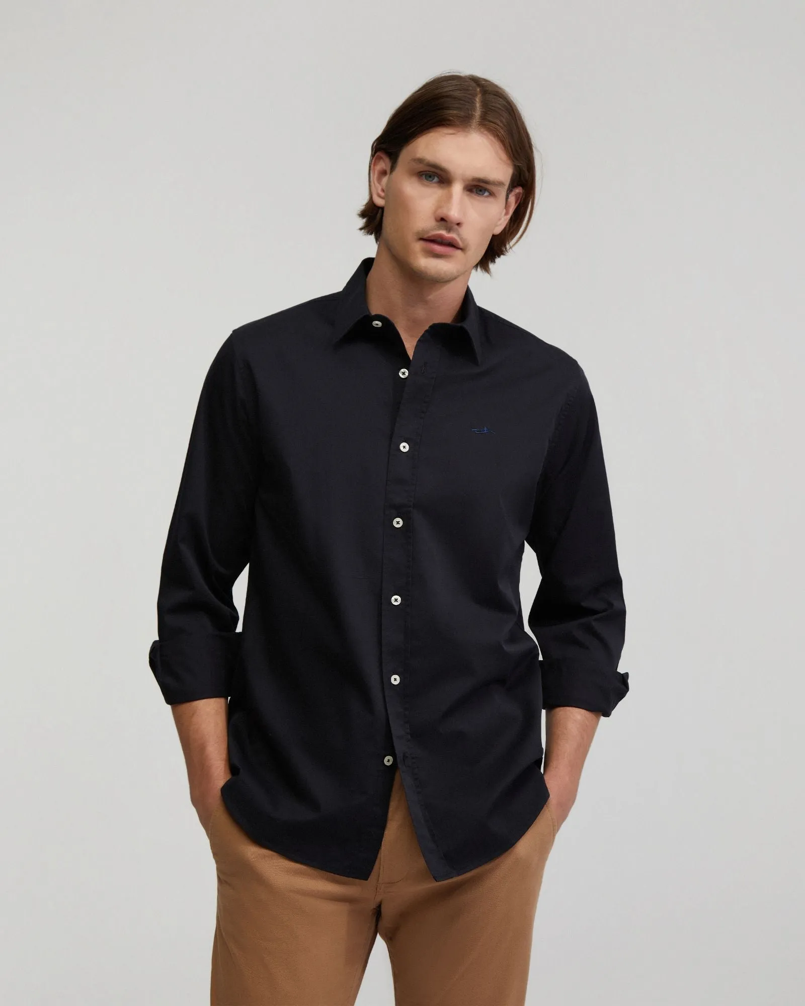 Fergus Fine Twill Cotton Shirt