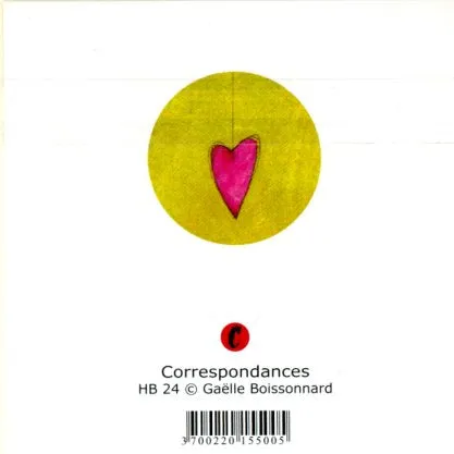 Fishing for Love by Gaelle Boissonnard - 3 X 3 Inches (Greeting Card)