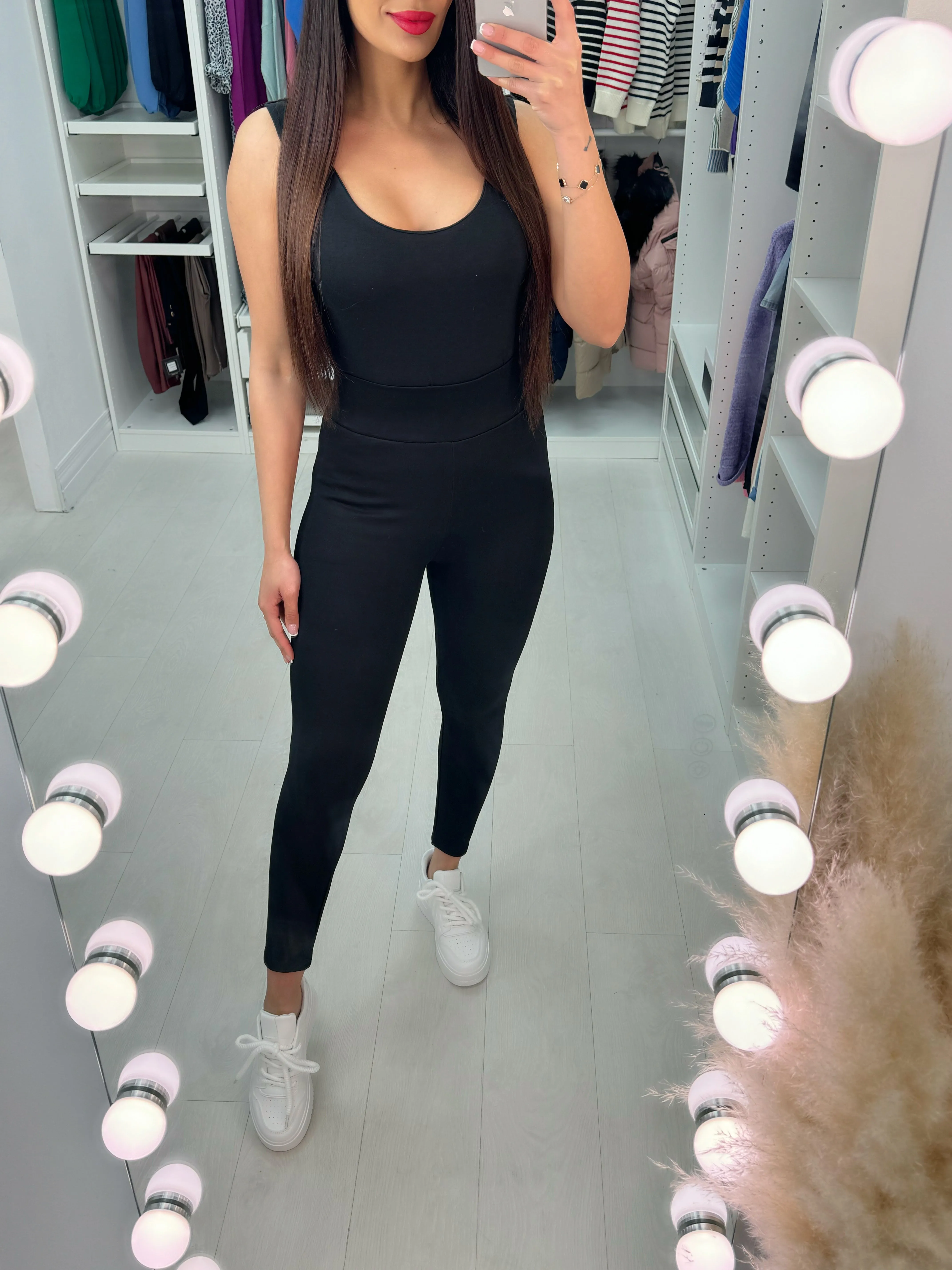 Florida Black Soft Rib Super Stretch Leggings