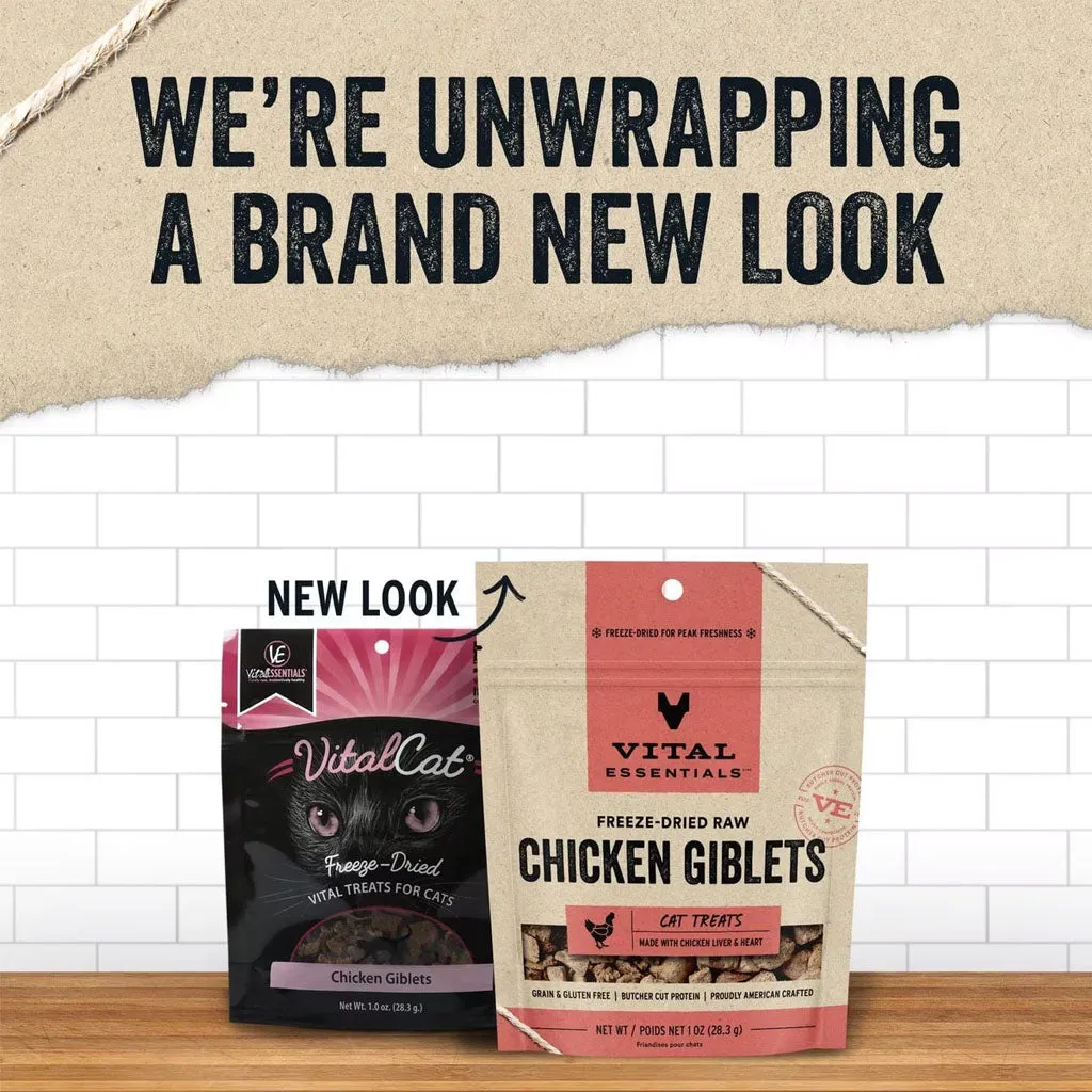 Freeze-dried Chicken Giblets Treat for Cats 1oz