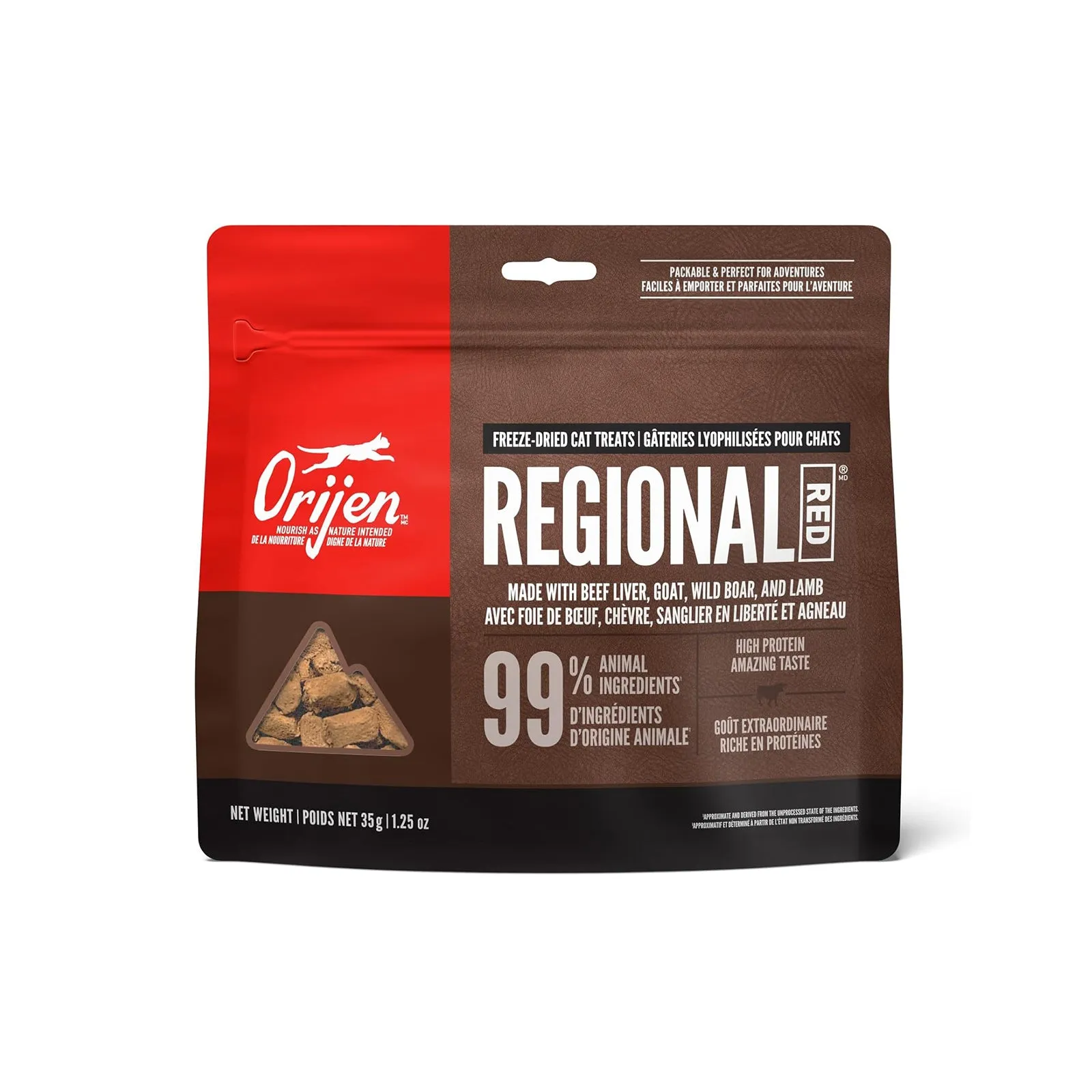 Freeze-dried Regional Red Cat Treats 1.25oz
