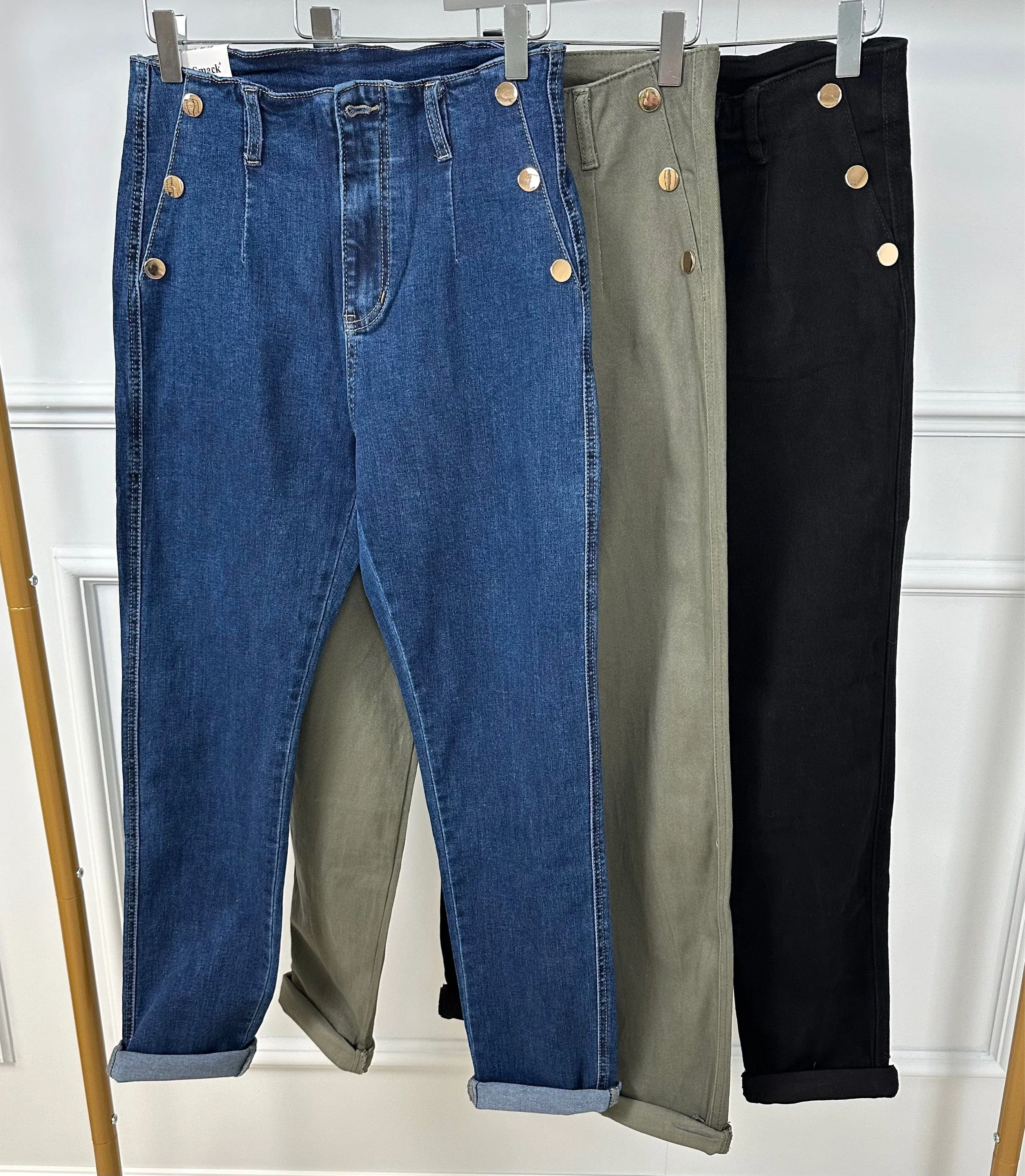 G - Smack Harriet Button Mom Jeans 10-20 NO RETURNS ON SALE ITEMS