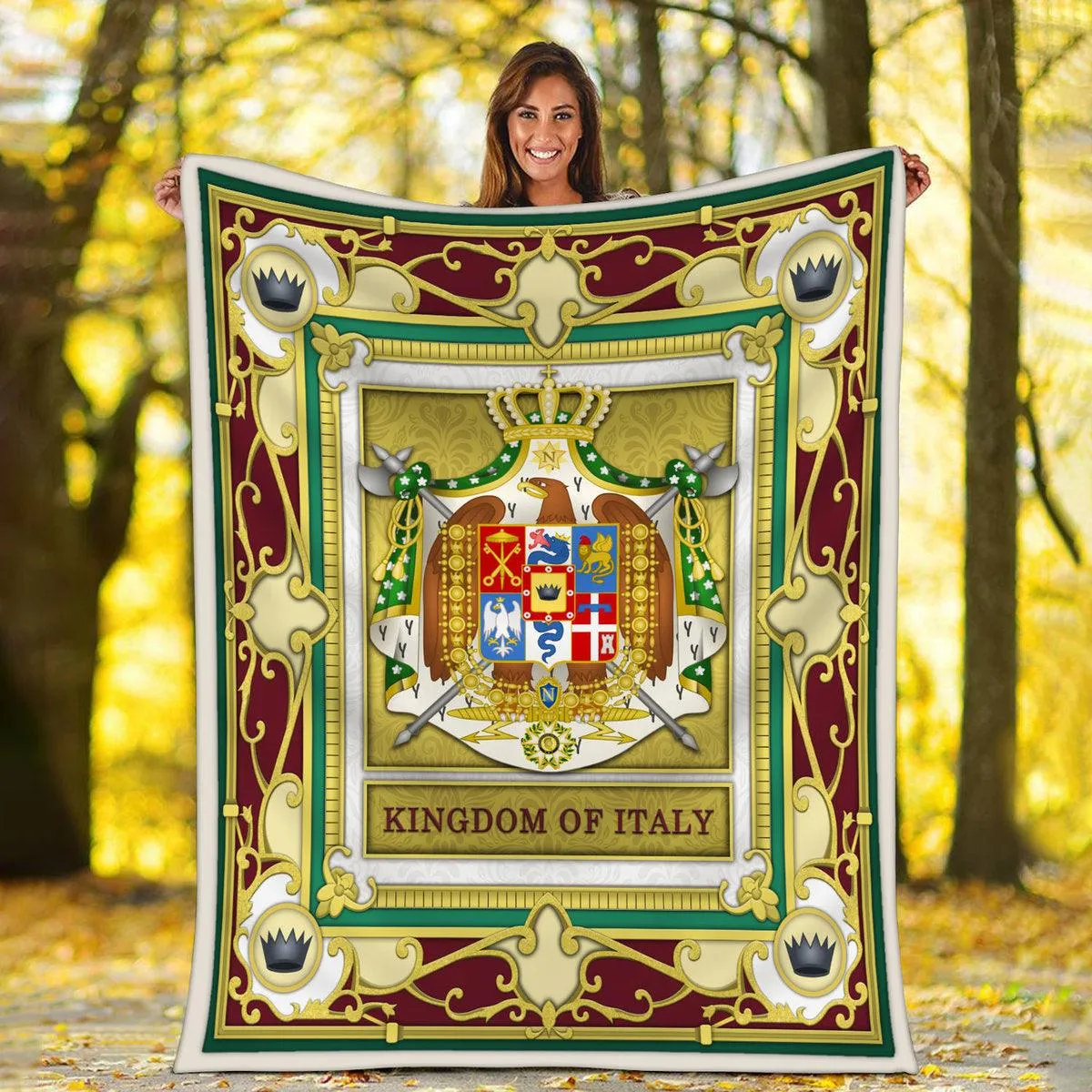 Gearhomie Kingdom of Italy Blanket