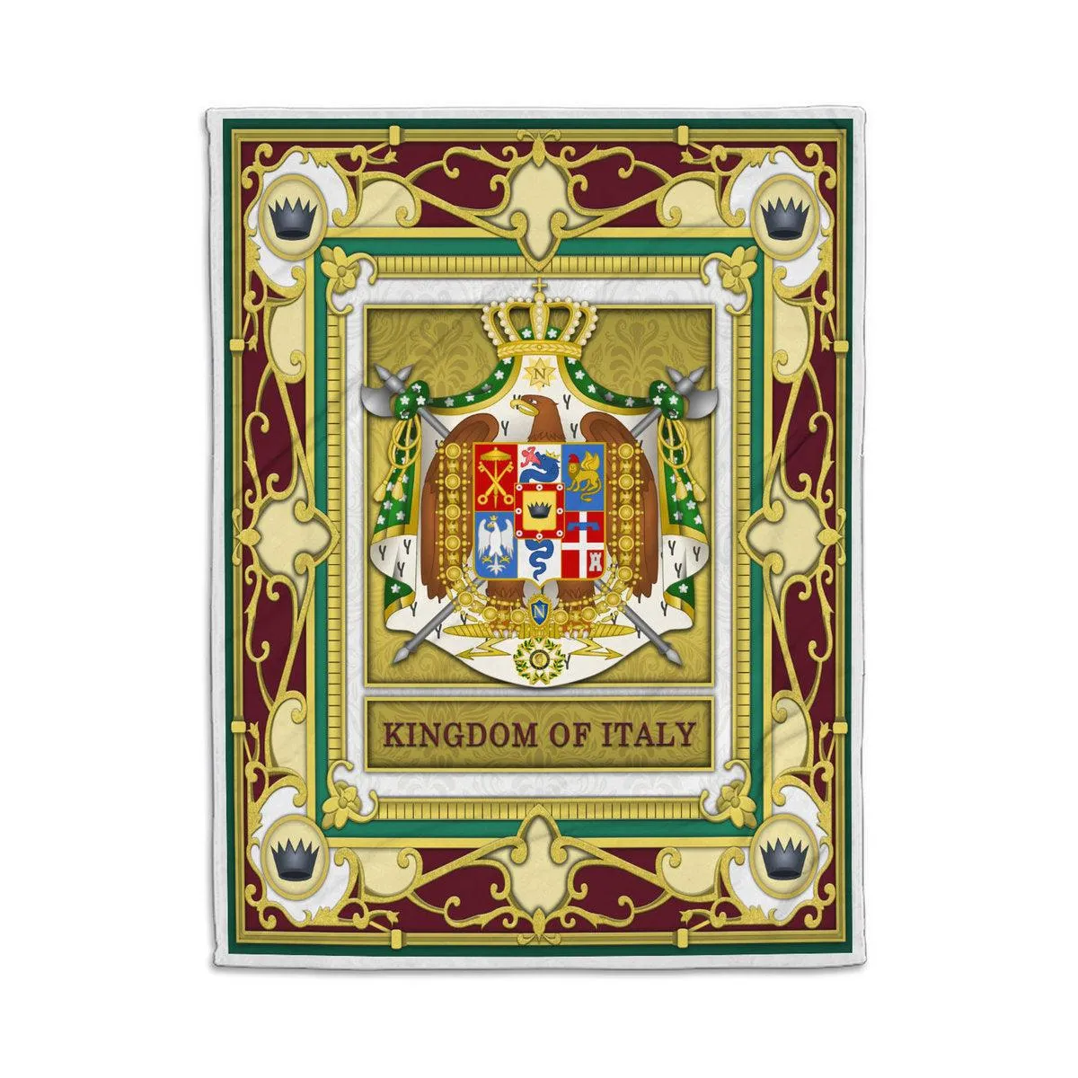 Gearhomie Kingdom of Italy Blanket