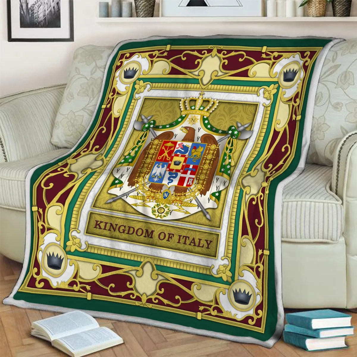 Gearhomie Kingdom of Italy Blanket