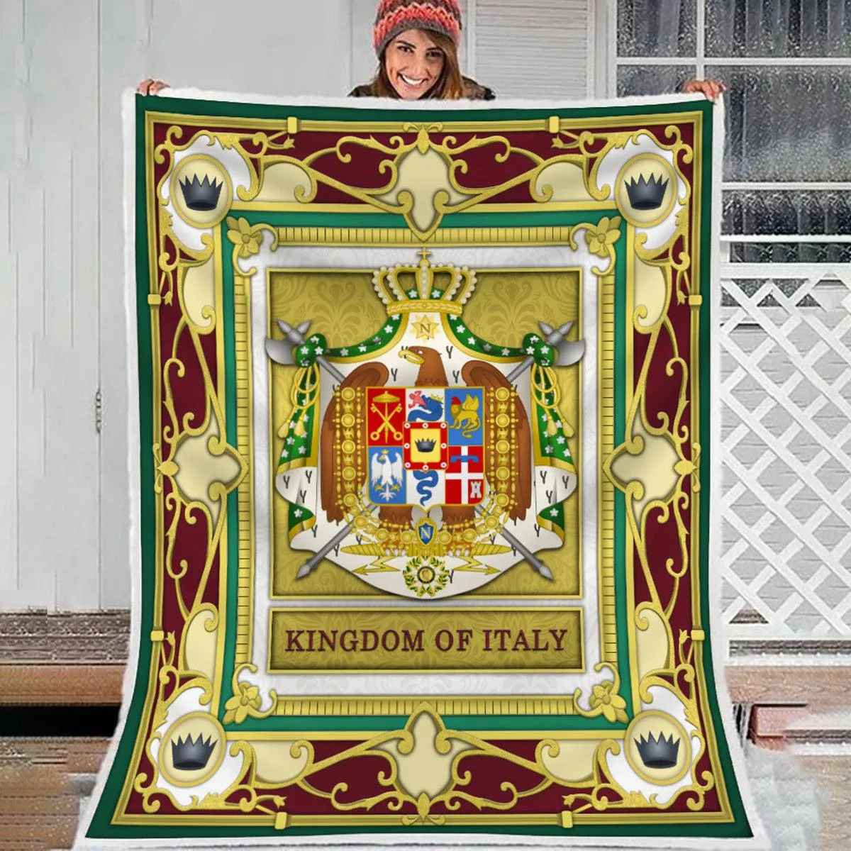 Gearhomie Kingdom of Italy Blanket