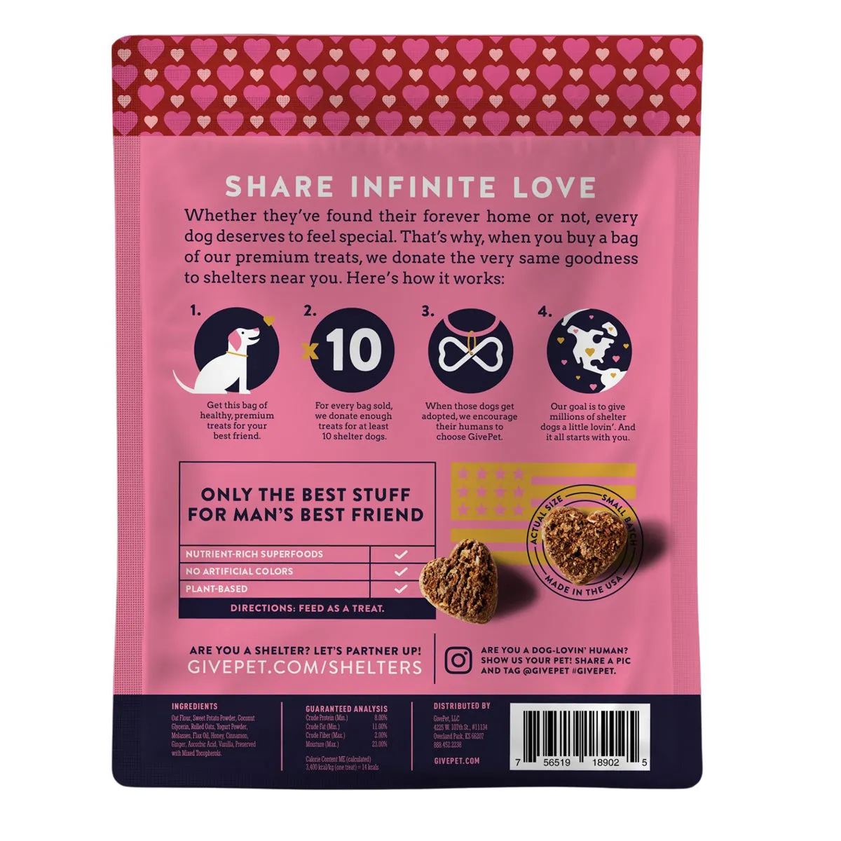 Give Pet Spice Soft-Baked Dog Treats 6oz