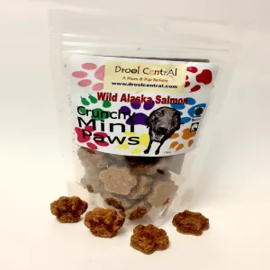 Gluten free dog treats with quinoa, salmon and carrots