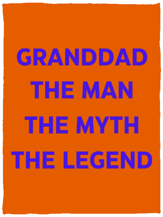 Grandad the Legend -- Cozy Plush Fleece Blanket - 30x40