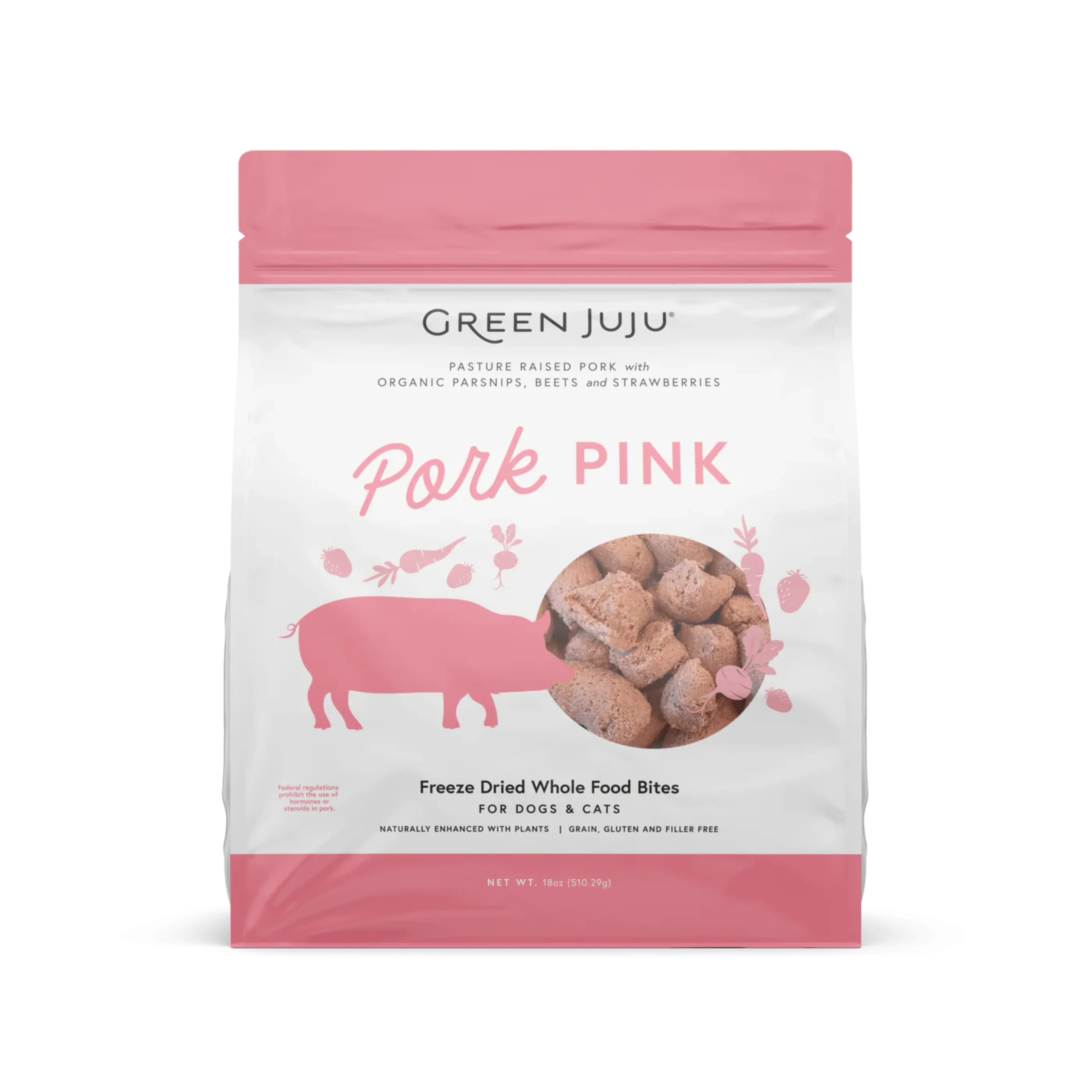 Green Juju Pork Pink Whole Food Bites