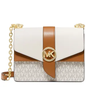 Greenwich small convertible Michael Kors signature shoulder bag, multi