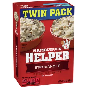 Hamburger Helper, Stroganoff Pasta & Creamy Sauce, 13 oz