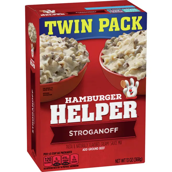 Hamburger Helper, Stroganoff Pasta & Creamy Sauce, 13 oz