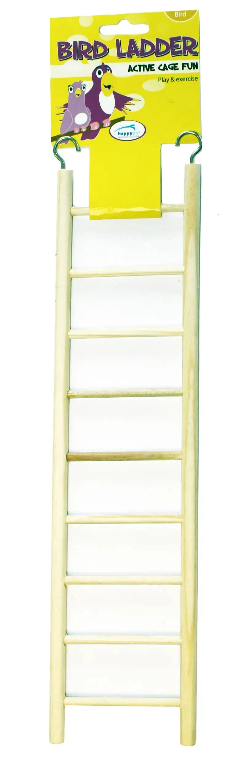 Happy Pet Wooden Bird Ladder 9 Step
