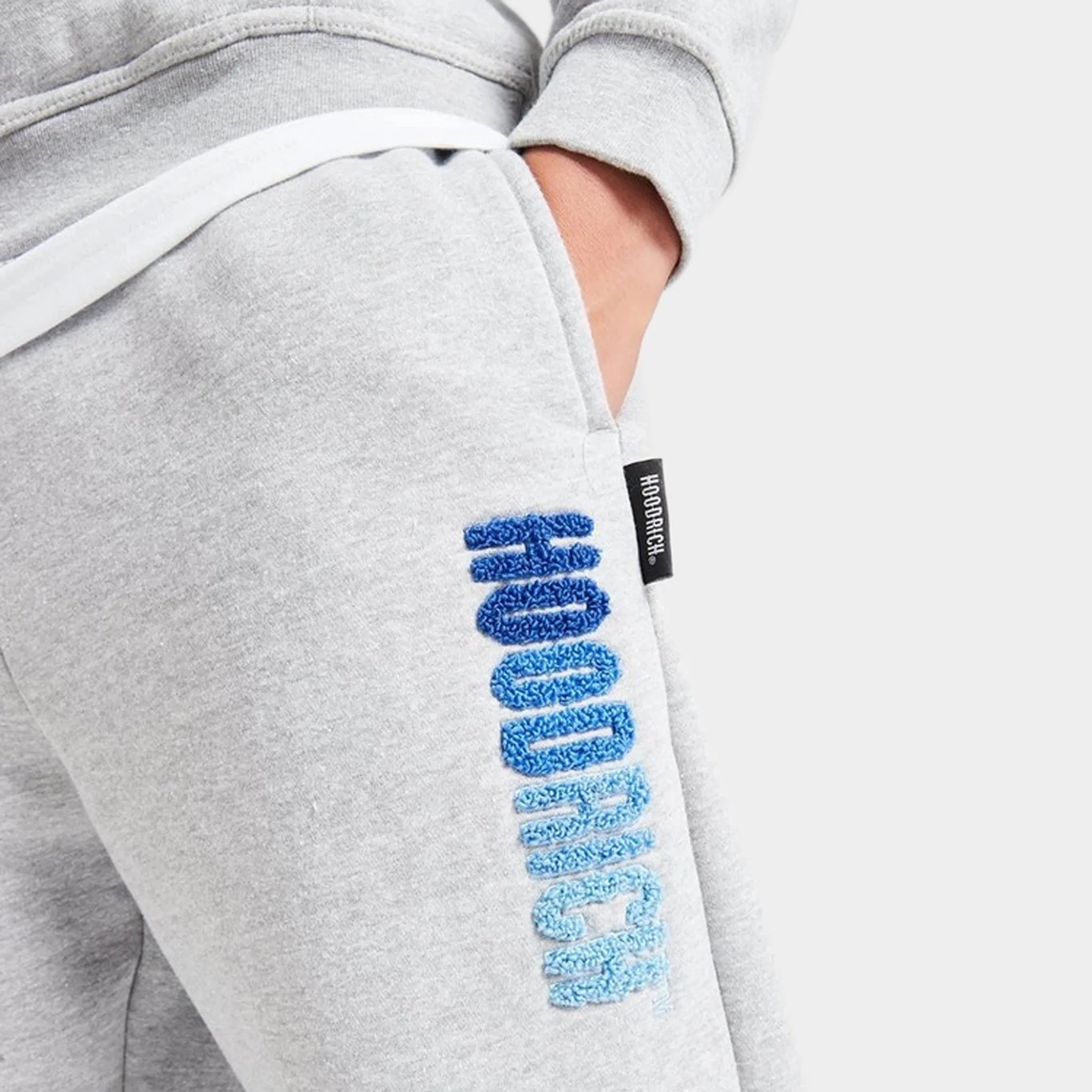 Hoodrich Junior Boys Tone V2 Joggers Heather Grey / Blues
