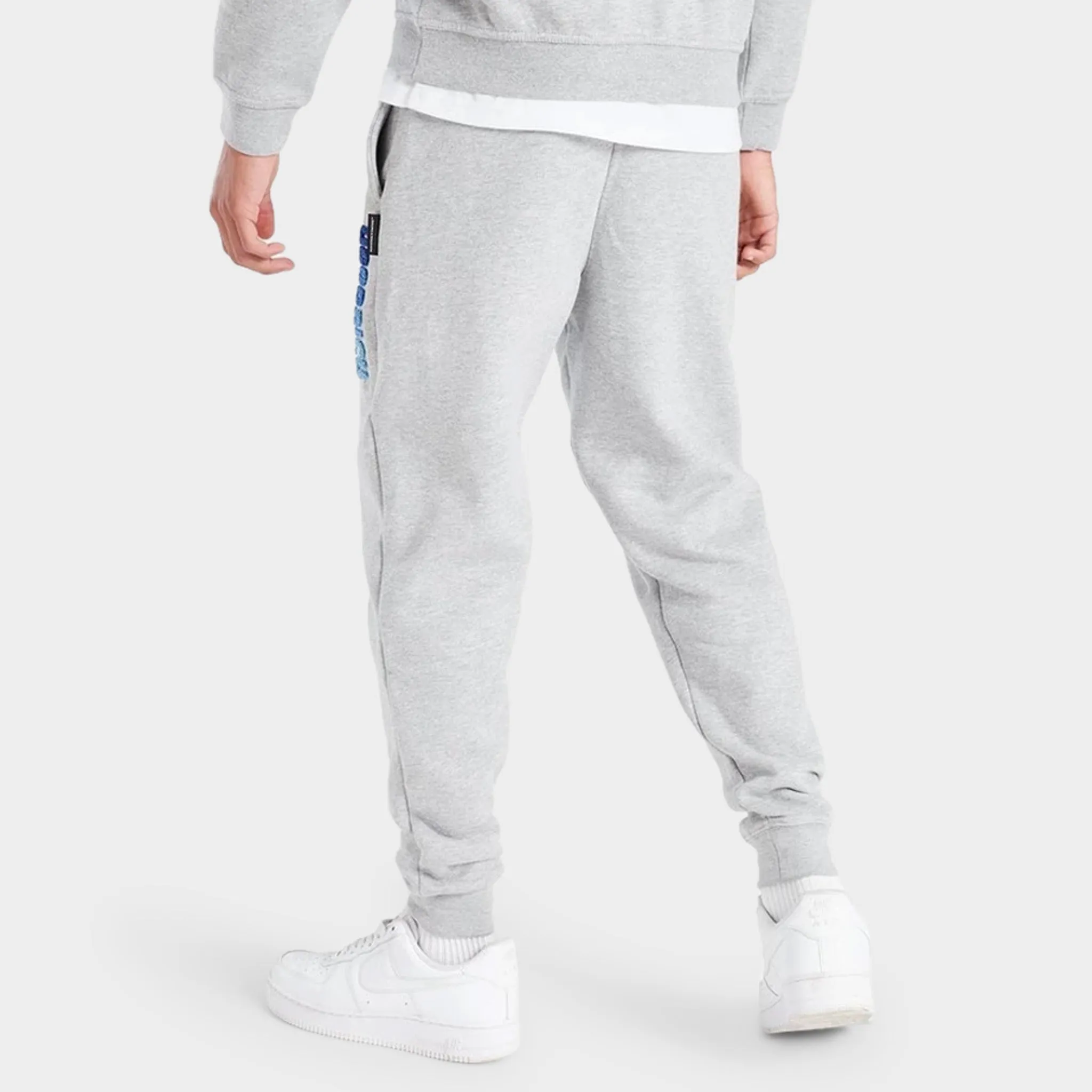 Hoodrich Junior Boys Tone V2 Joggers Heather Grey / Blues