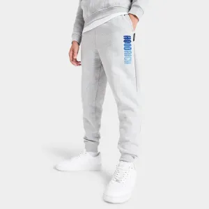 Hoodrich Junior Boys Tone V2 Joggers Heather Grey / Blues