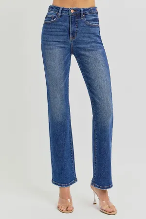 HR Ankle Straight Jeans