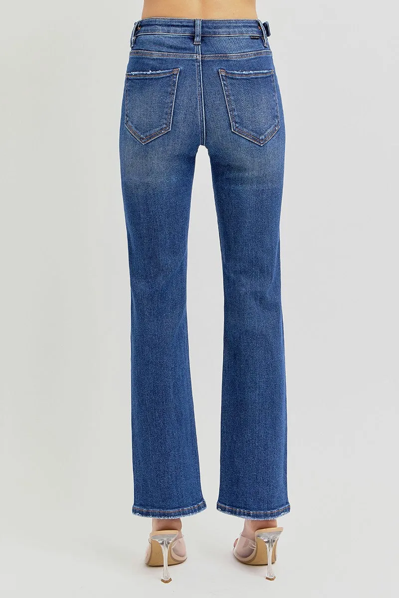 HR Ankle Straight Jeans