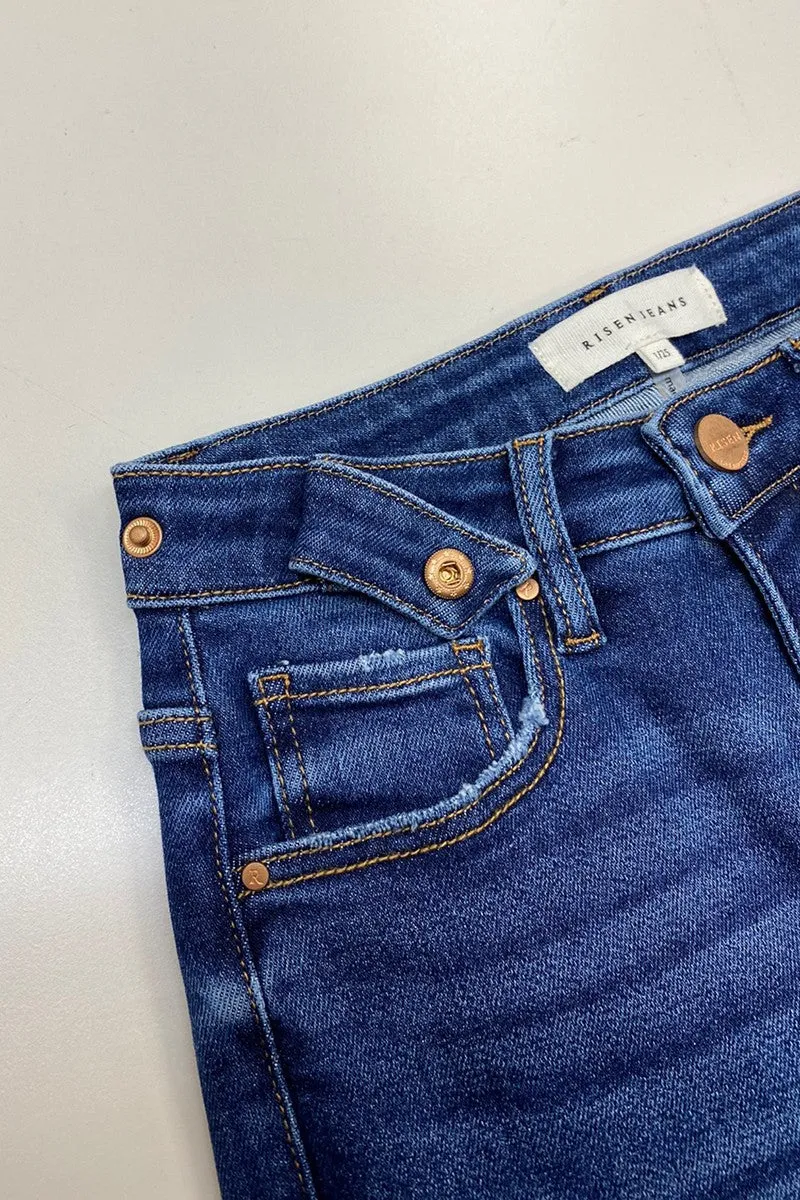 HR Ankle Straight Jeans