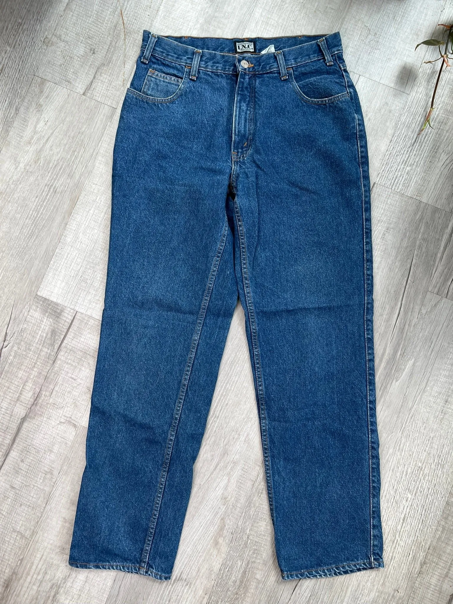 INC Jeans Dark Wash Straight Fit Denim Jeans