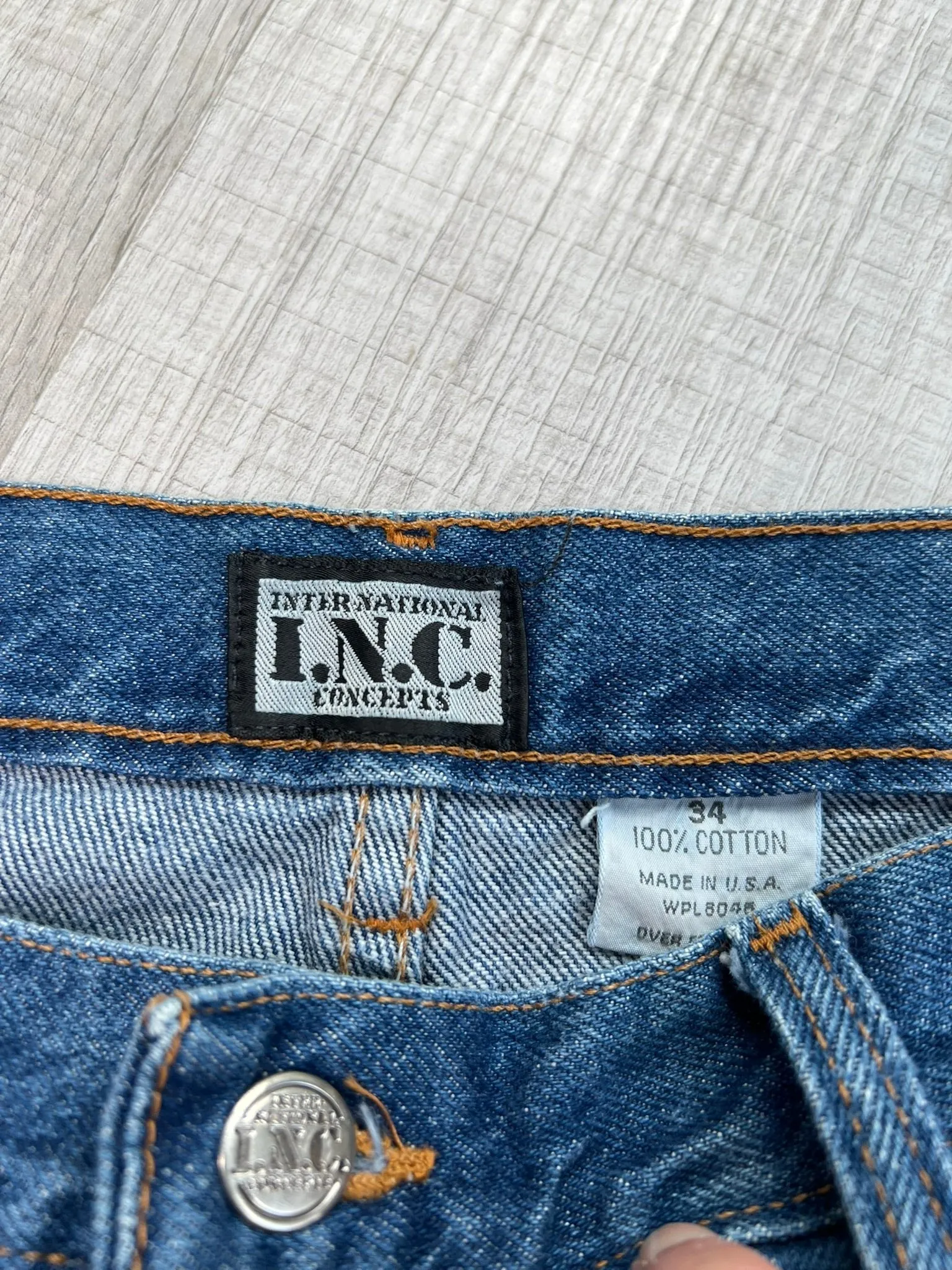 INC Jeans Dark Wash Straight Fit Denim Jeans