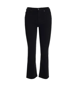 Isola Straight Crop Jean in Plush Black