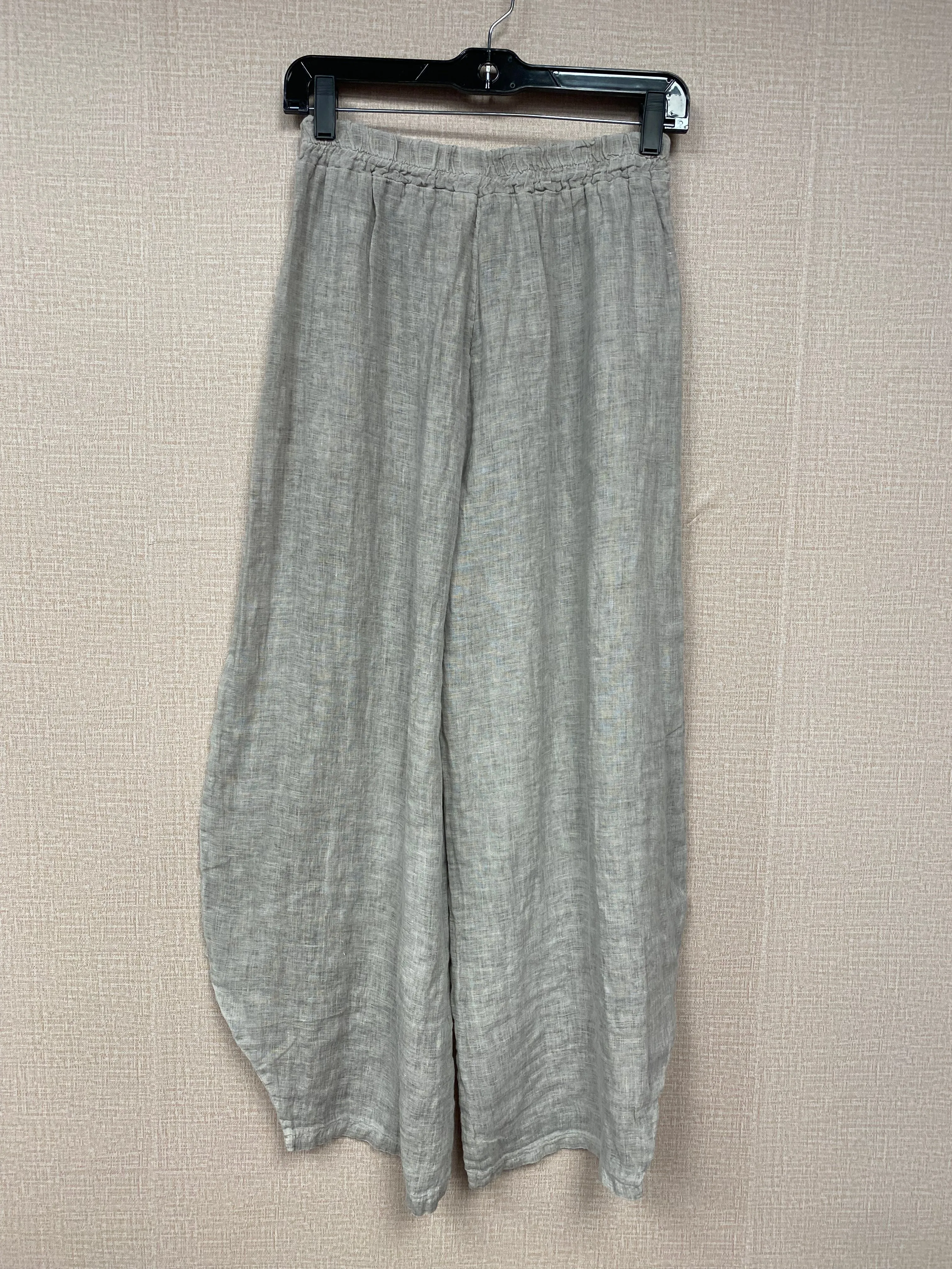 Italian, Barrel leg Linen Pants