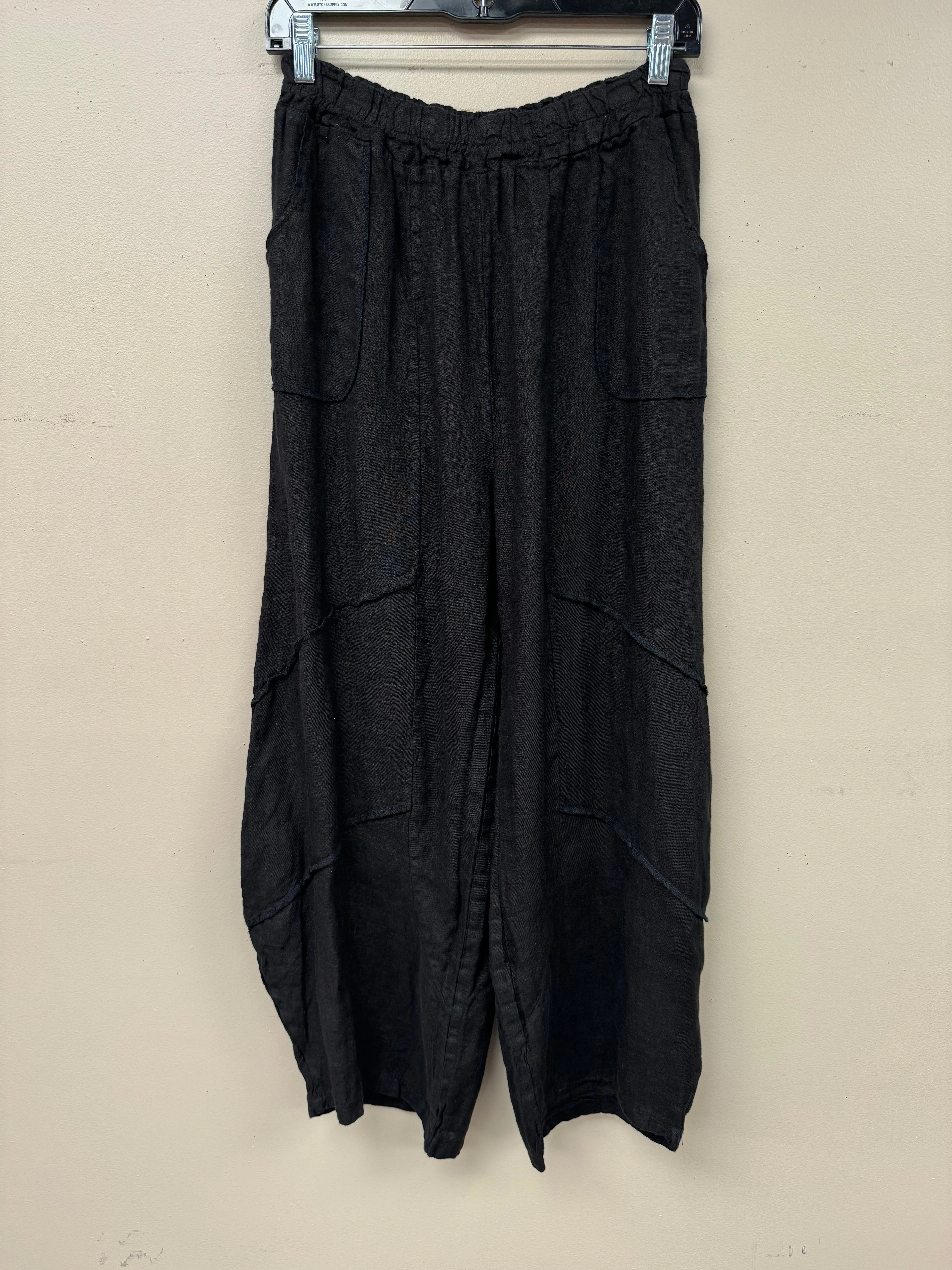 Italian, Barrel leg Linen Pants