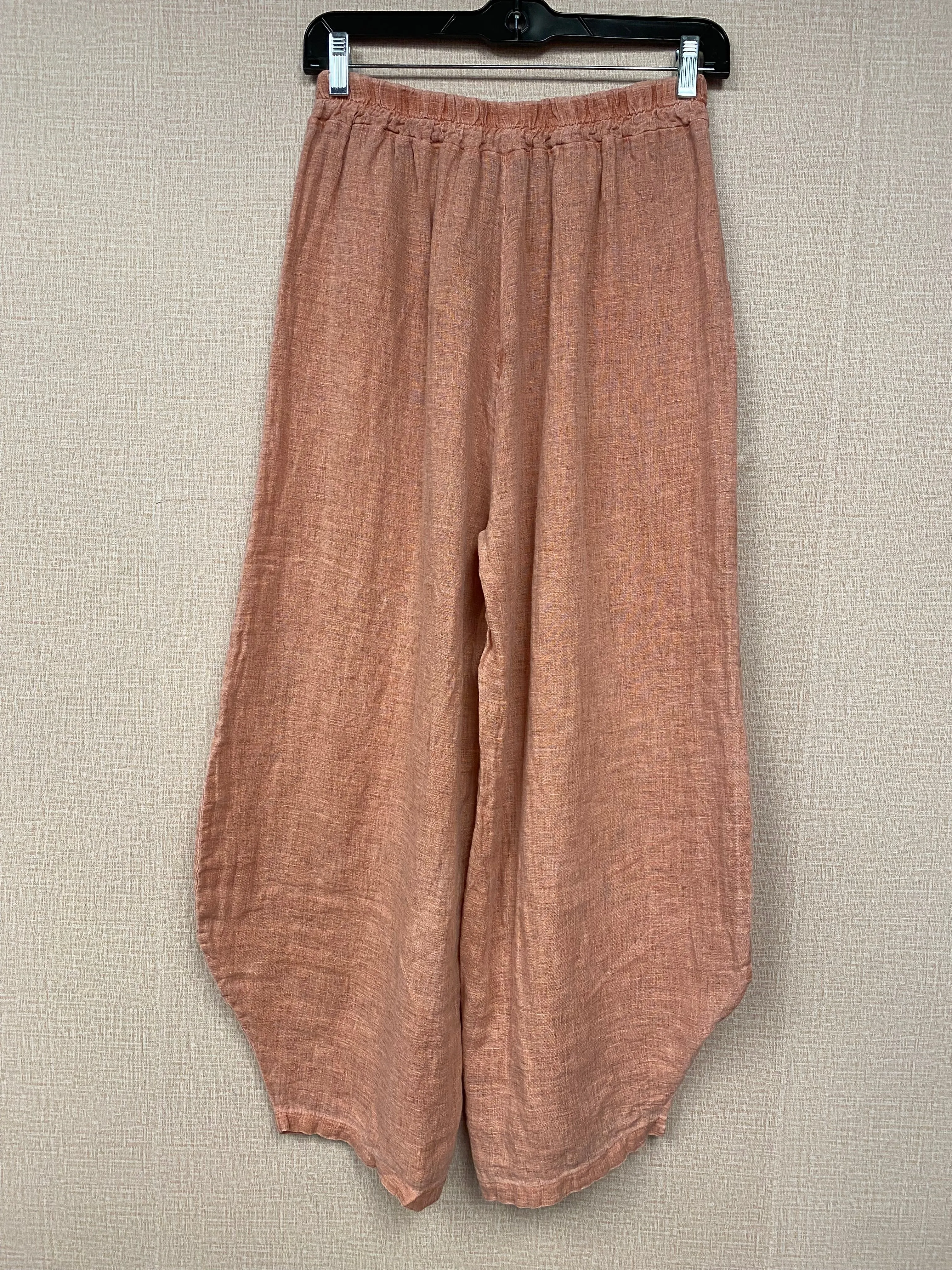 Italian, Barrel leg Linen Pants