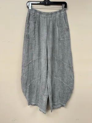 Italian, Barrel leg Linen Pants