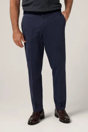 Italian Melange Chino - Navy