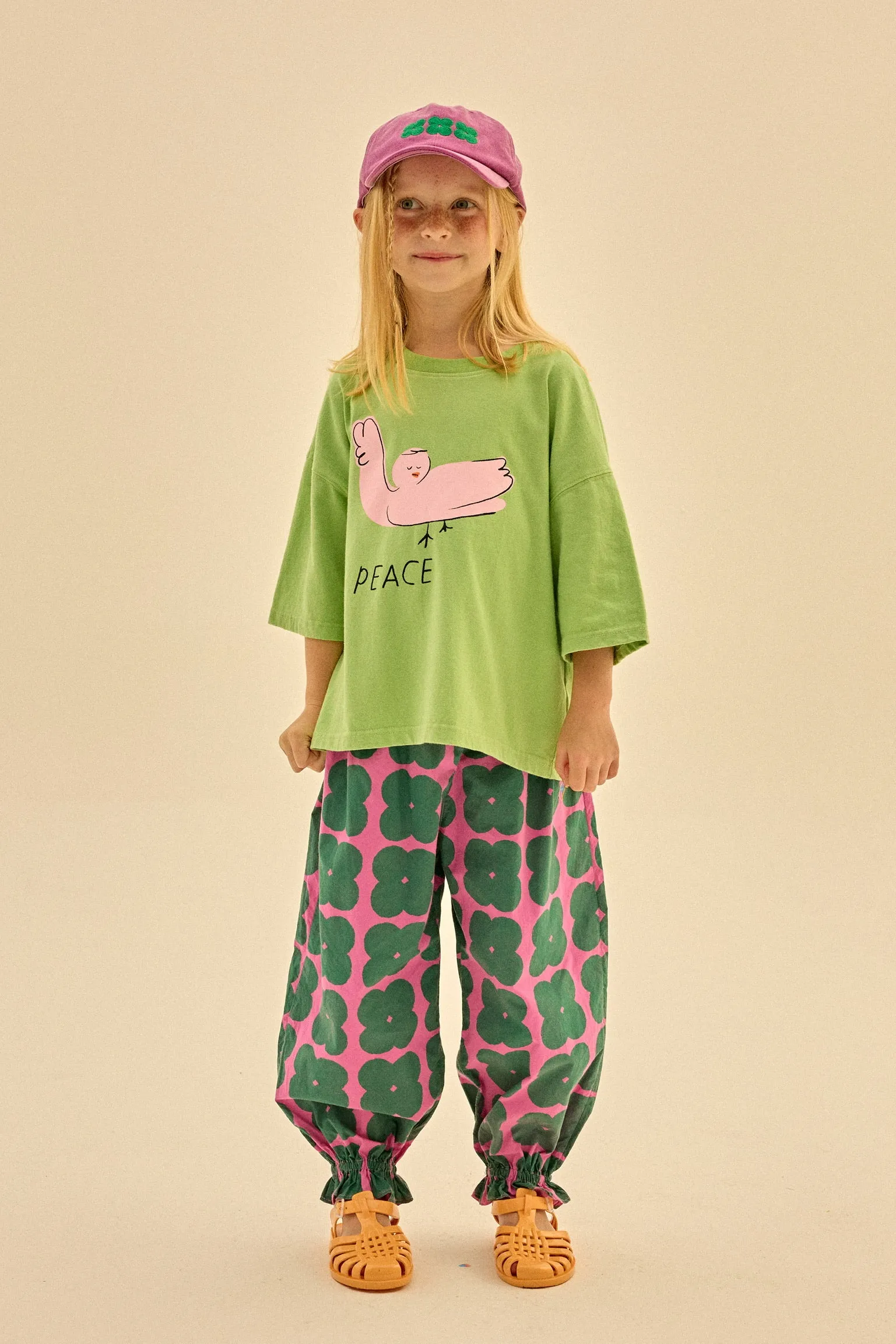 Jelly Mallow Clover Aladdin Pants | Purple