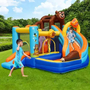 JumpKing Deluxe Inflatable Bounce House with Slide – Ultimate Fun for Kids