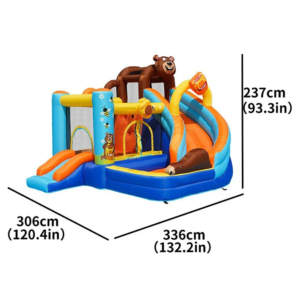 JumpKing Deluxe Inflatable Bounce House with Slide – Ultimate Fun for Kids