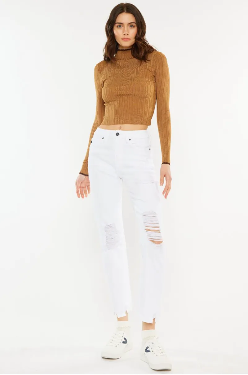 KanCan High Rise Slim Straight Jeans