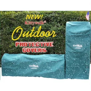 Kittywalk Outdoor Protective Cover For Kittywalk Lawn Version Green 120" X 18" X 24"