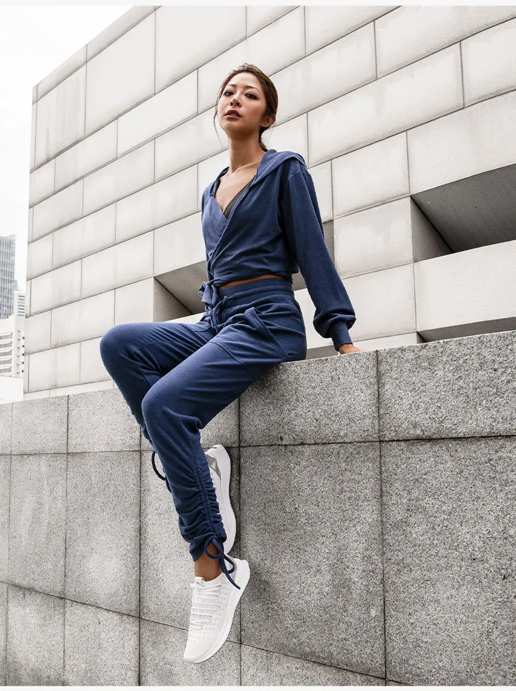 LANIKAR TRACK PANTS WITH ADJUSTABLE CUFFS