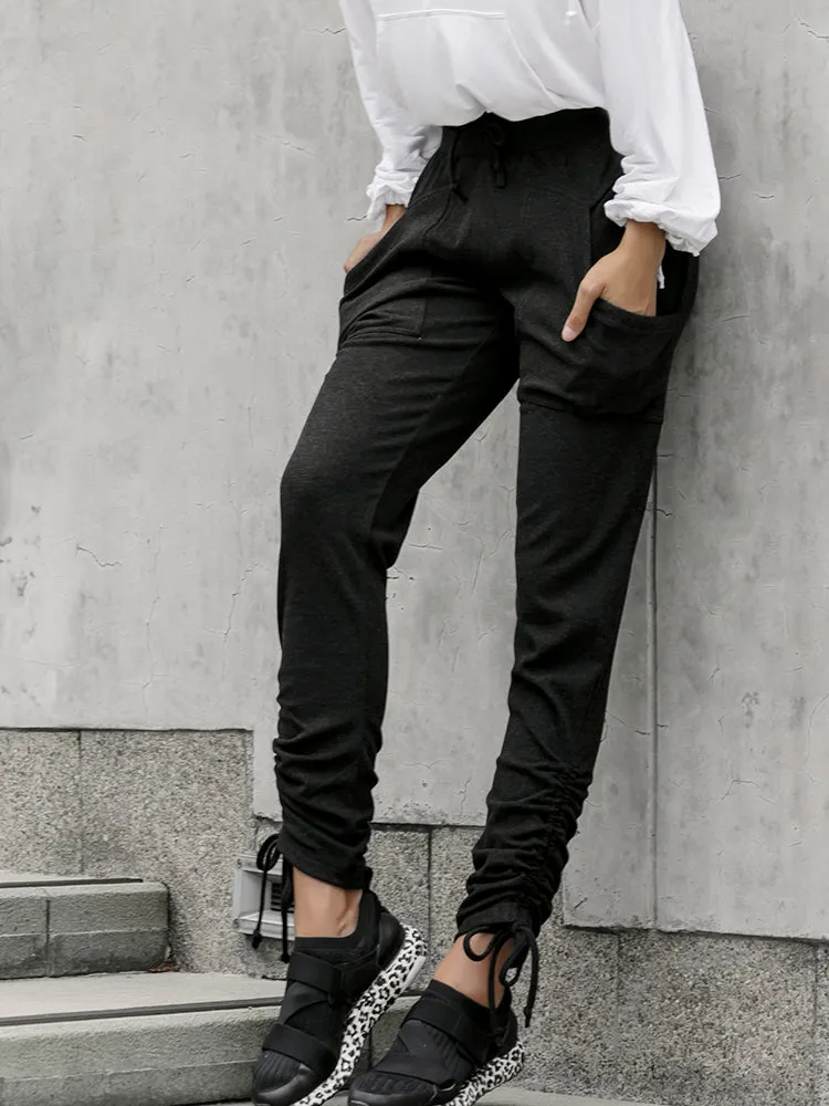 LANIKAR TRACK PANTS WITH ADJUSTABLE CUFFS