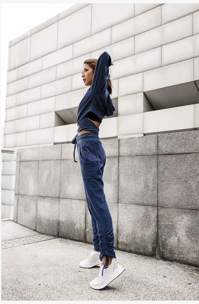 LANIKAR TRACK PANTS WITH ADJUSTABLE CUFFS