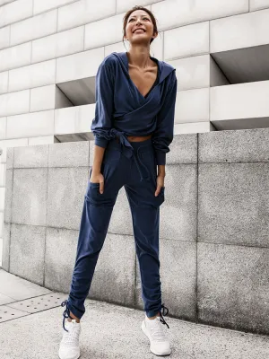 LANIKAR TRACK PANTS WITH ADJUSTABLE CUFFS
