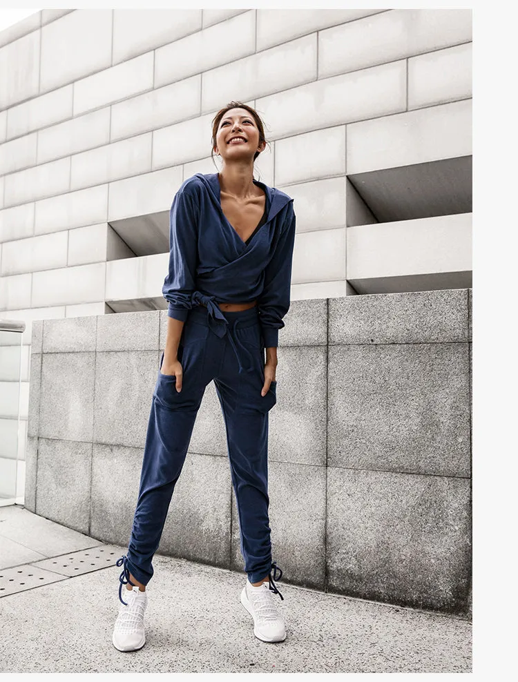 LANIKAR TRACK PANTS WITH ADJUSTABLE CUFFS
