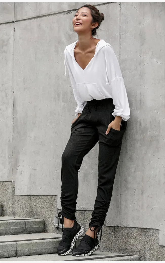 LANIKAR TRACK PANTS WITH ADJUSTABLE CUFFS