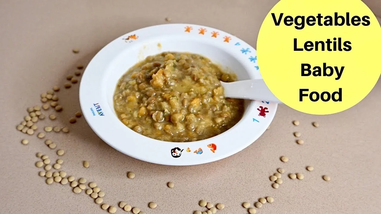 Little Dish Food - Baby Vegan Lentil Veggie, 7 Oz - Pack of 6