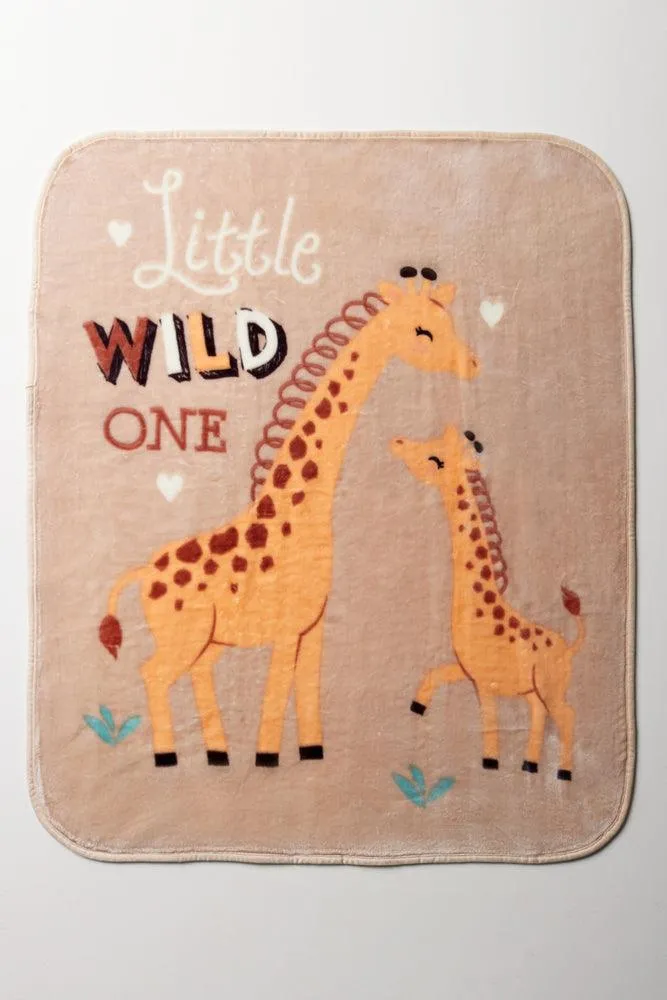 Little Wild Mink Blanket Natural